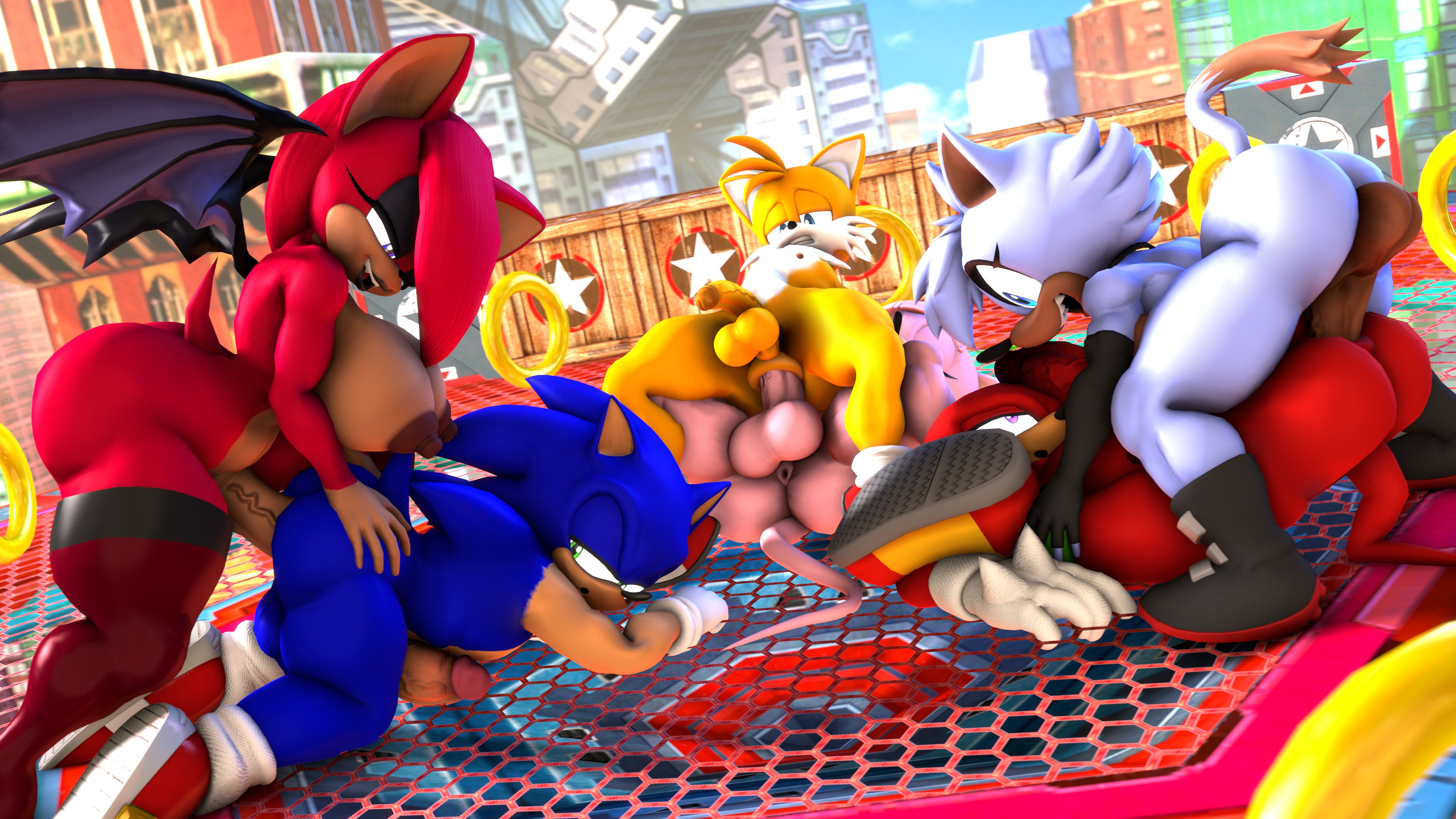 Knuckles The Echidna (Sonic (Series)) Rule 34 Image