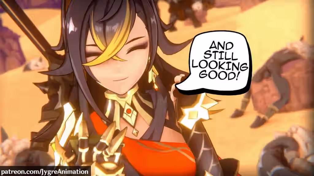 Dehya (Genshin Impact) Rule 34 Video