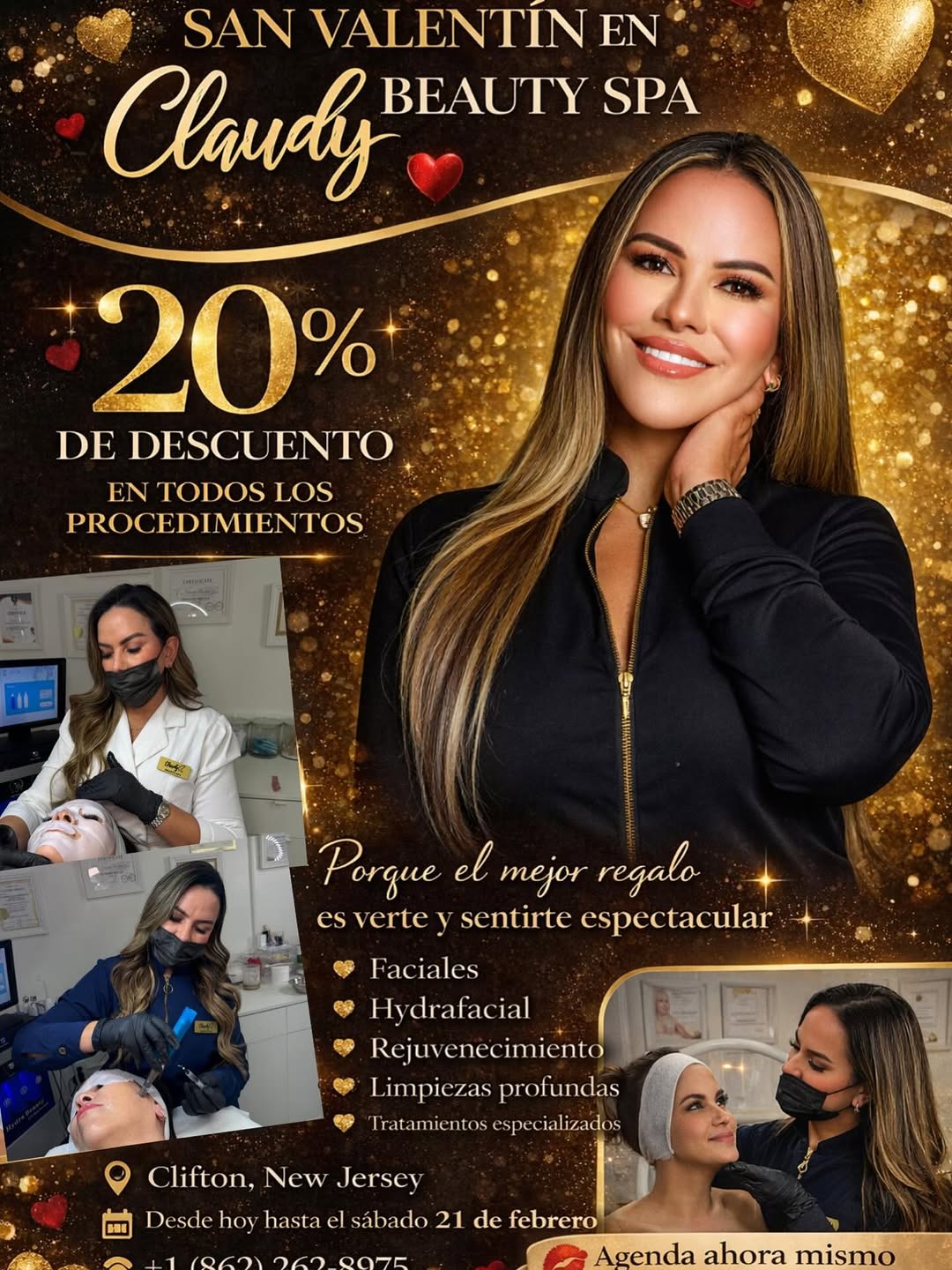 Claudy Beauty Spa Instagram: ❤️Regálale a tu persona favorita un tratamiento para el cuidado de la piel este  San Valentin ❤️
Por…