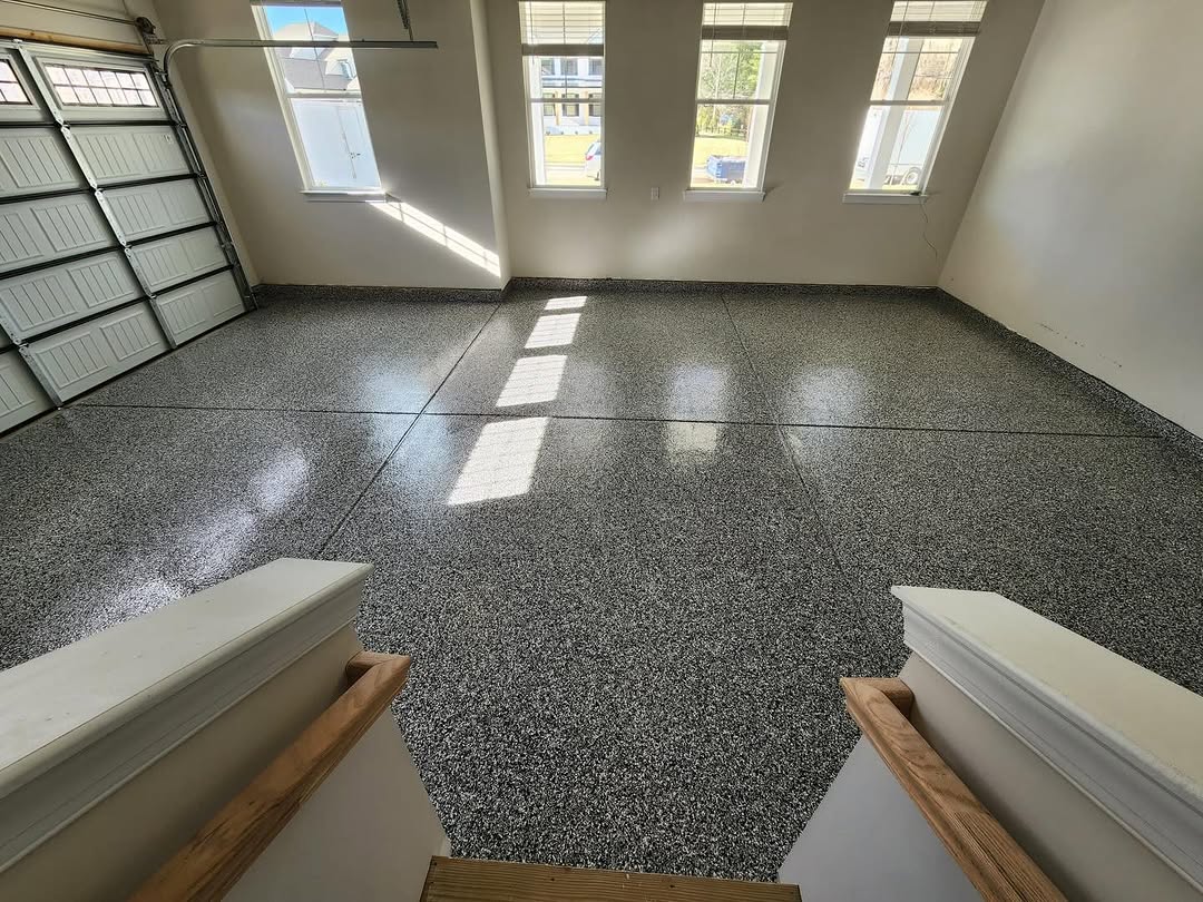 JC Epoxy Flooring Instagram: Say goodbye to dull, damage floors ! Transform your garage today ! #epoxyflooring