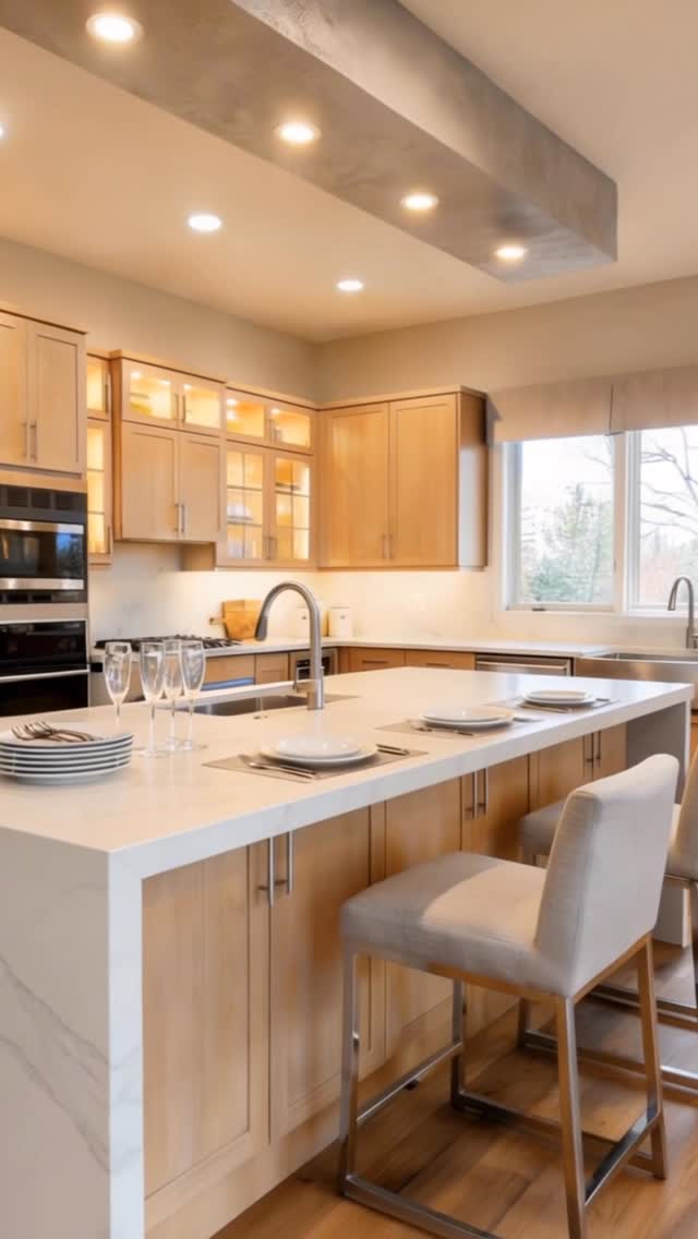 Renew It Construction Services Instagram: Realistic Kitchen Rendering in Baskin Ridge NJ. We go the extra mile to ensure your design looks as…