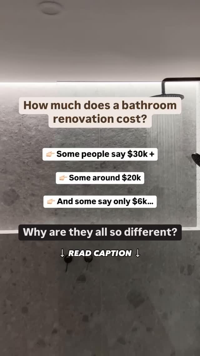 Renew It Construction Services Instagram: “How much does it cost to renovate a bathroom?”

The truth is… this is one of the most misunderstood…