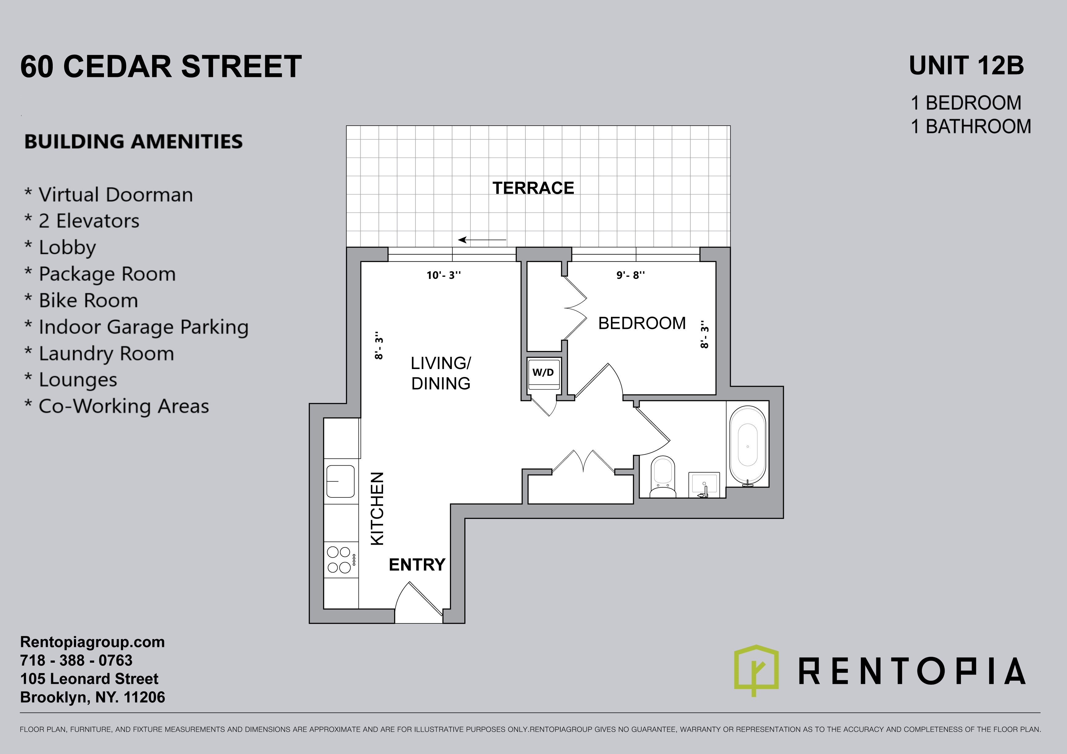60 Cedar Street — Floor plans