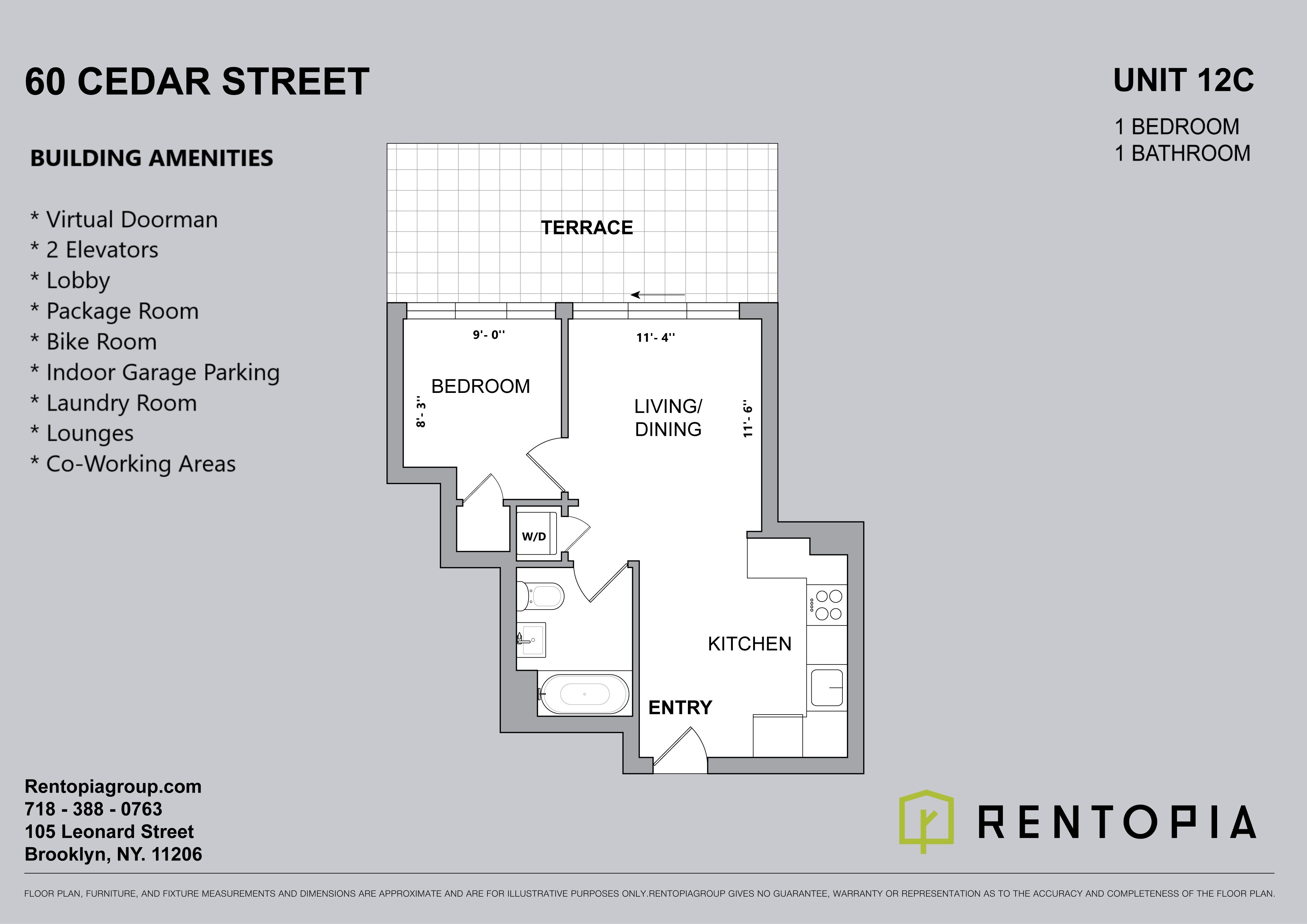 60 Cedar Street — Floor plans