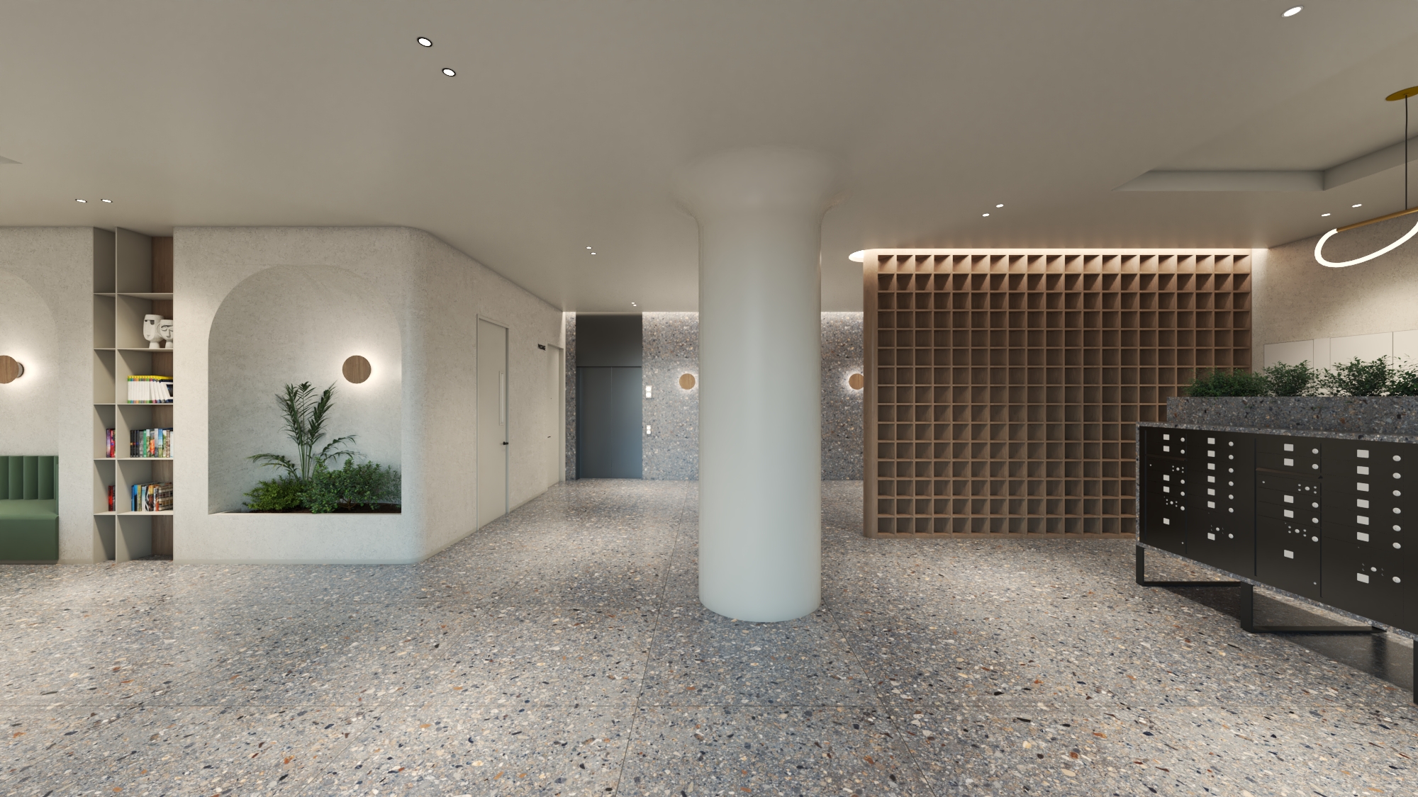 60 Cedar Street — Lobby