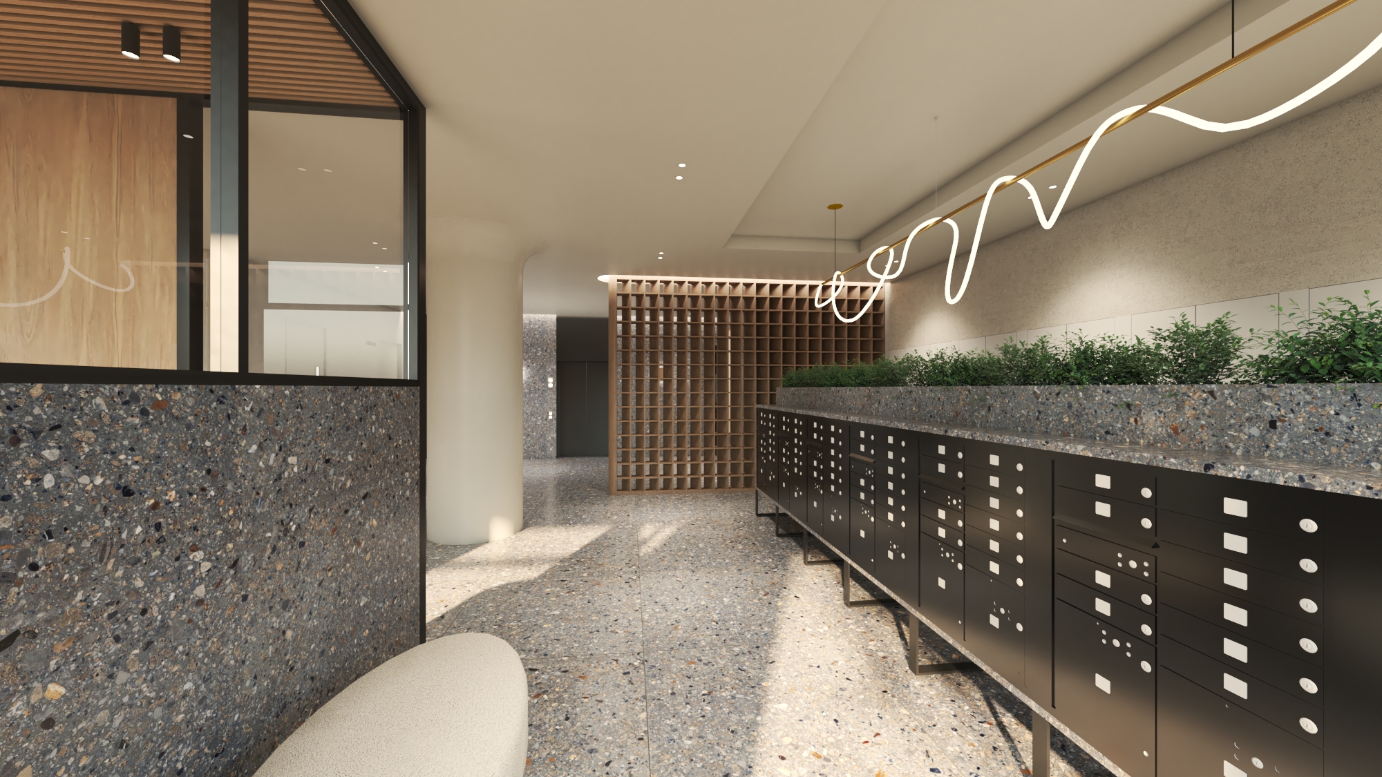 60 Cedar Street — Lobby
