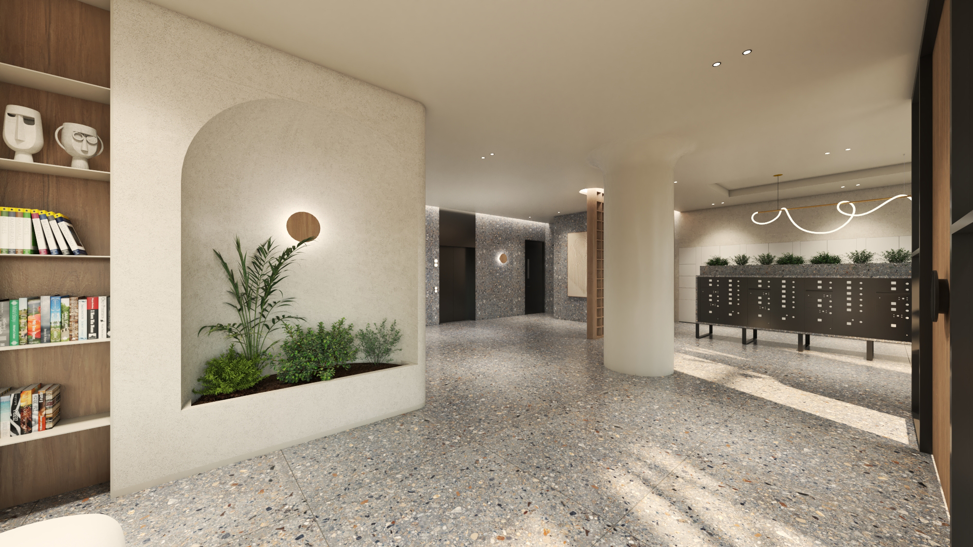 60 Cedar Street — Lobby