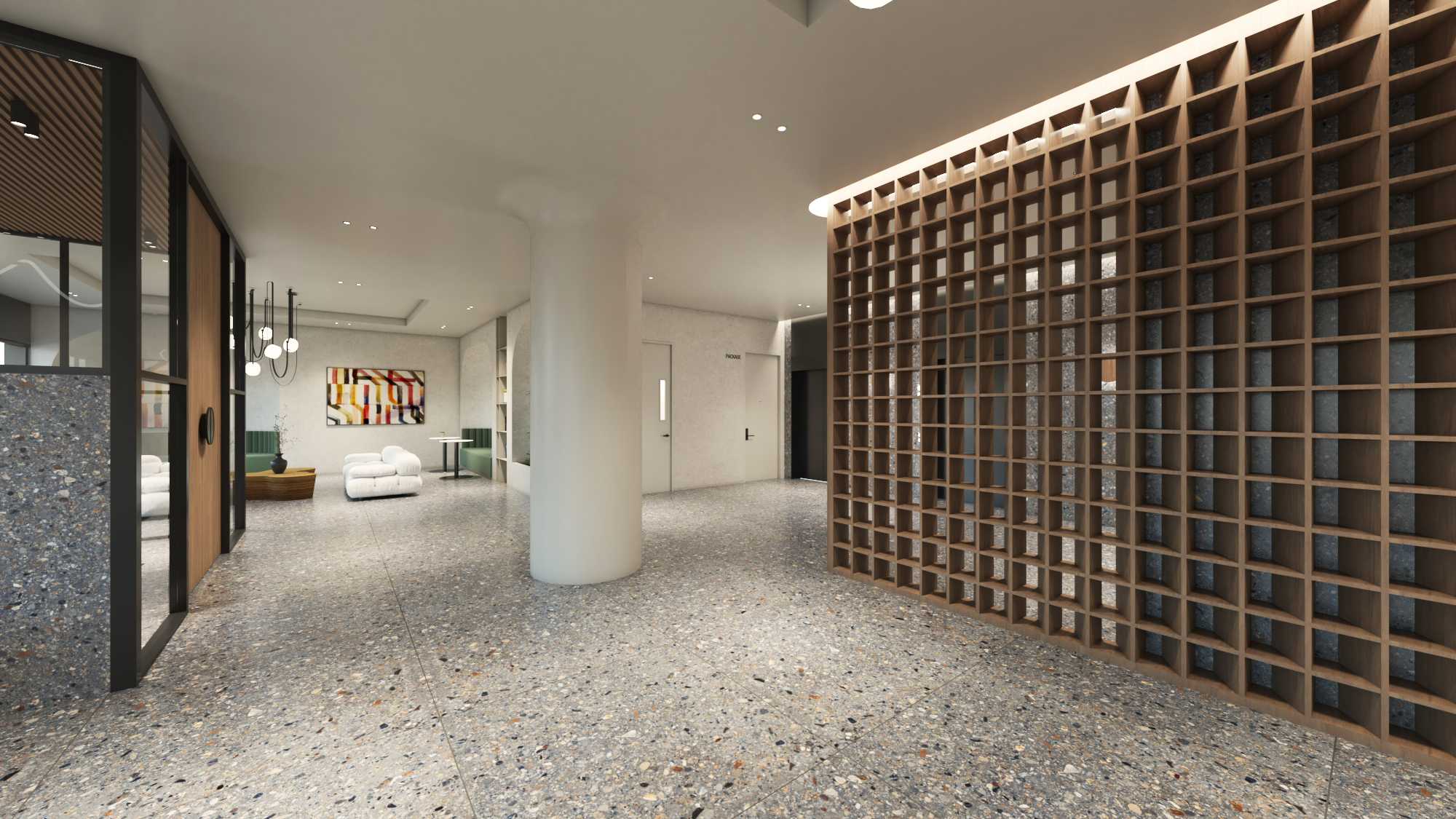 60 Cedar Street — Lobby