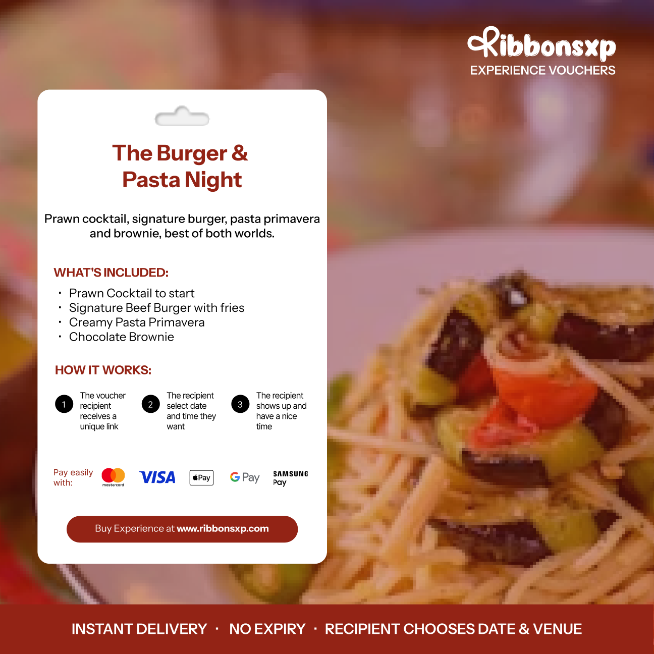 The Burger & Pasta Night
