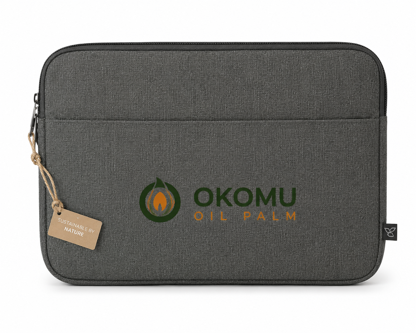 Sustainable laptop sleeve from RibiRewards' December collection