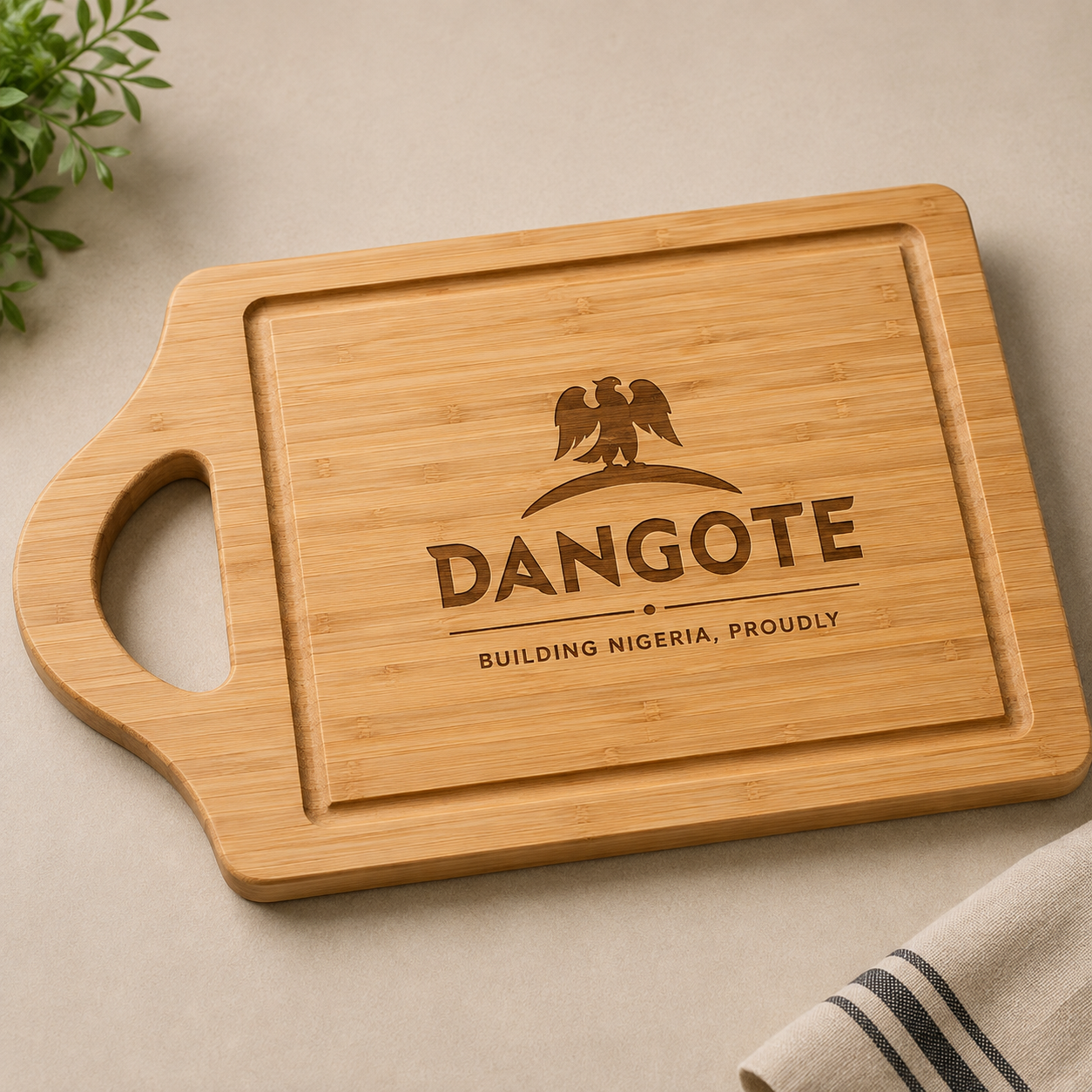 Bamboo cutting board from RibiRewards' December collection