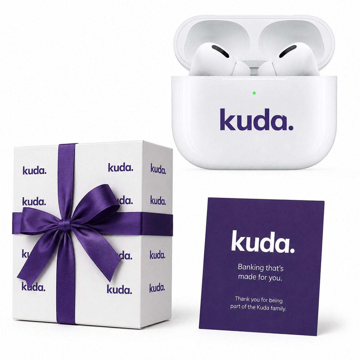 Wireless earbuds gift set from RibiRewards' December collection