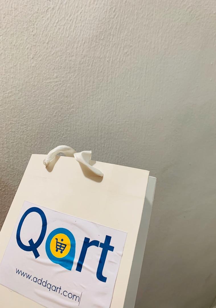 A Qart branded gift bag for the CodeLN order