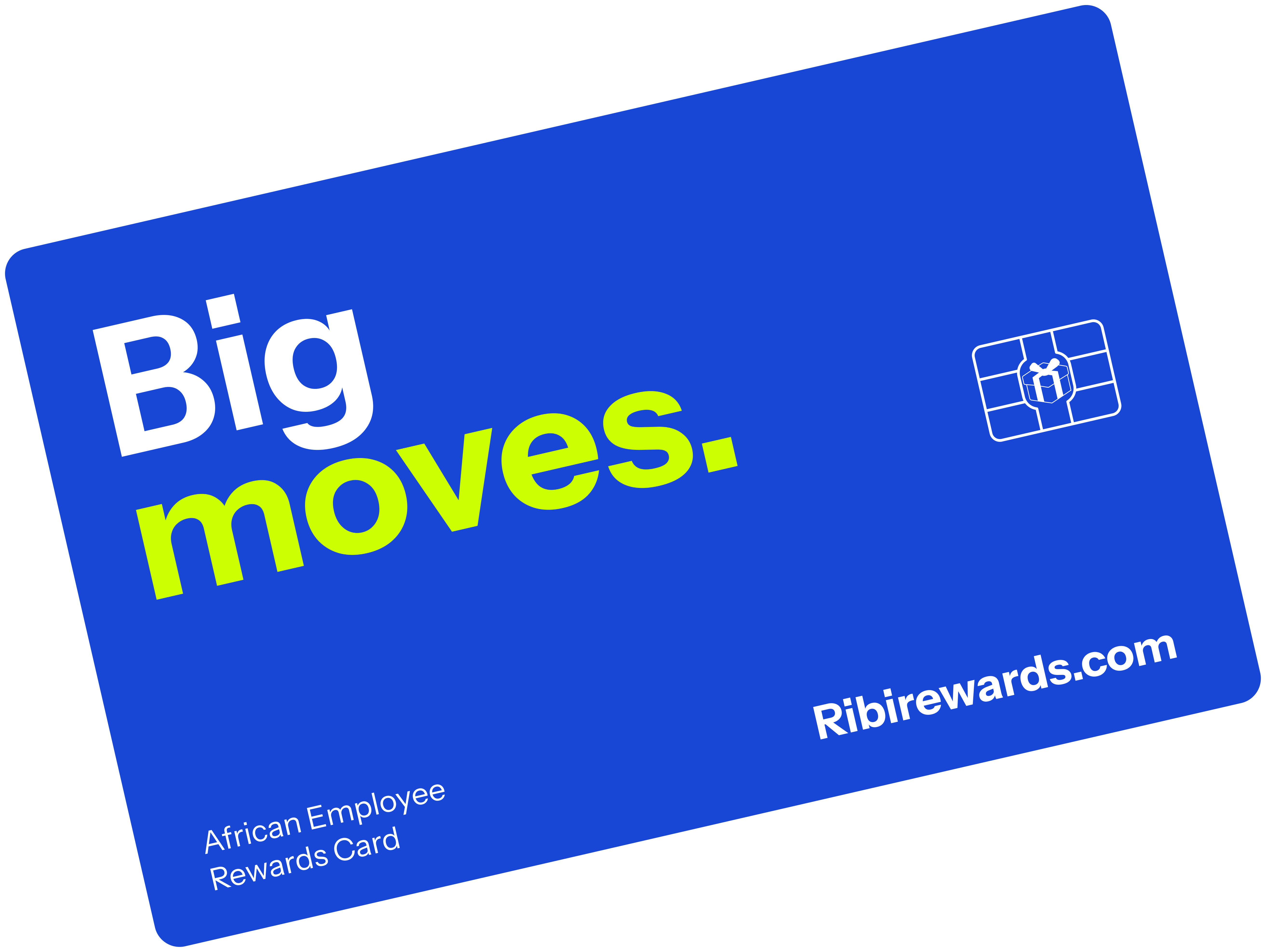 RewardsCard design — Big moves