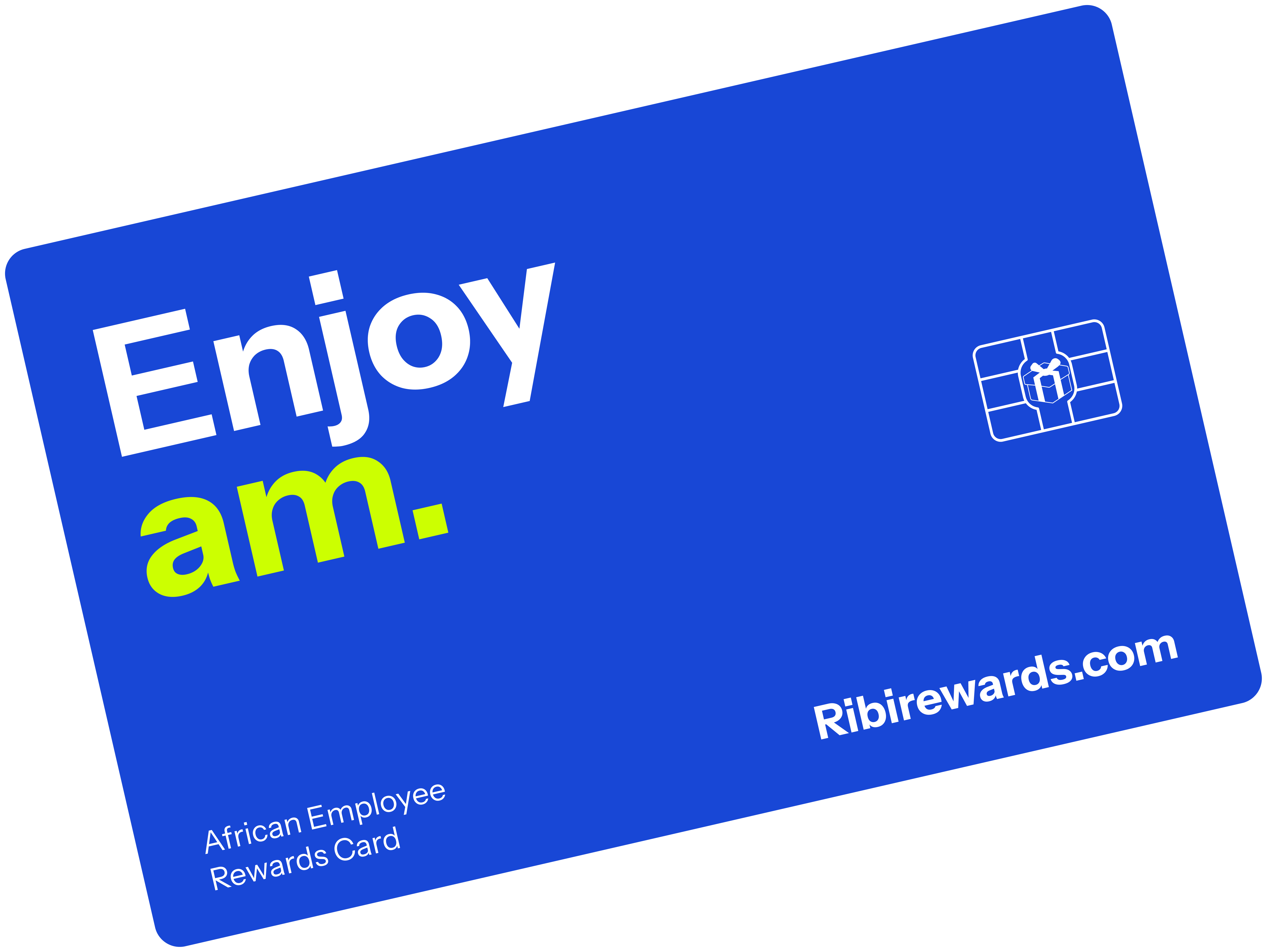 RewardsCard design — Enjoy am