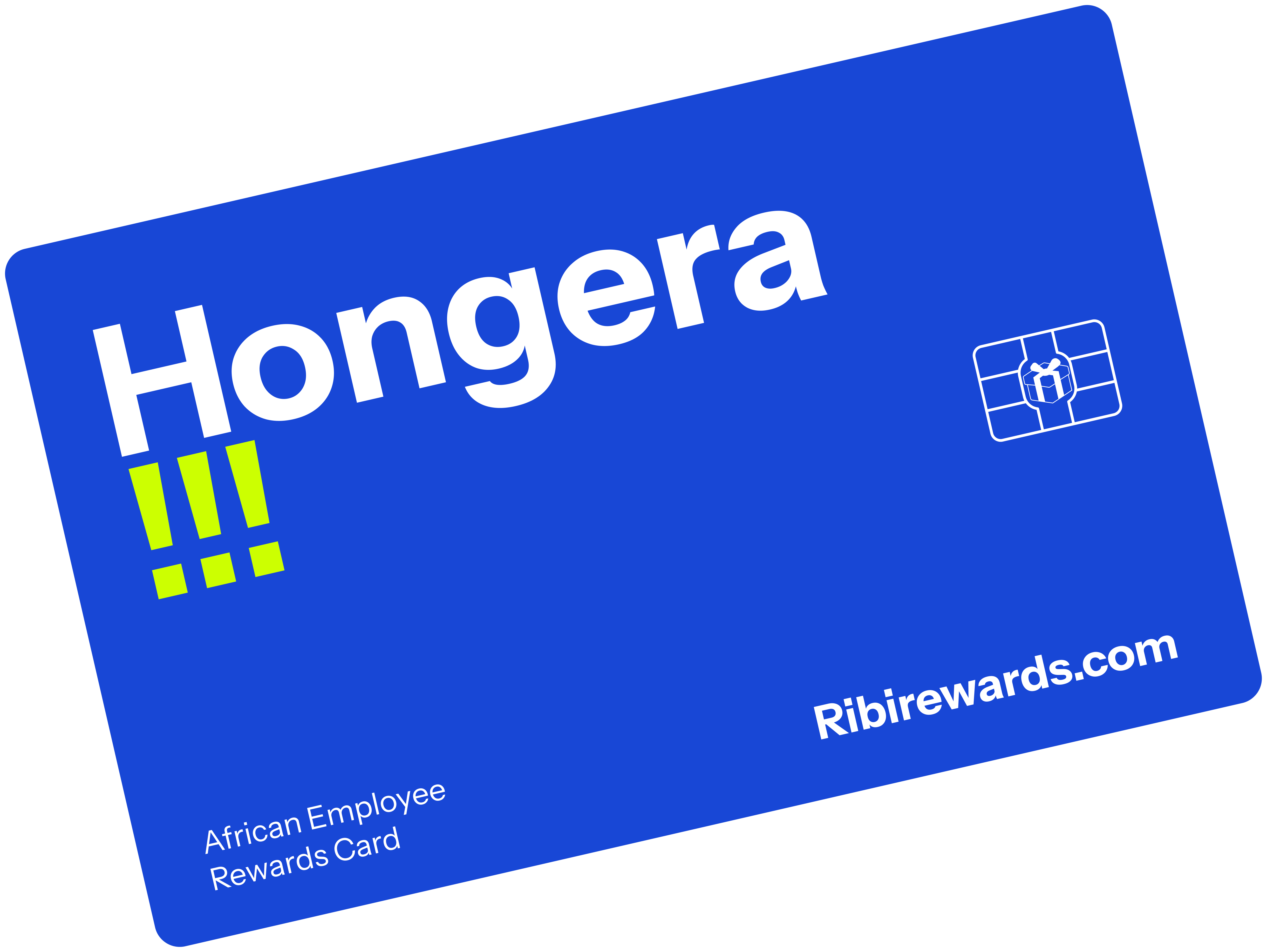 RewardsCard design — Hongera