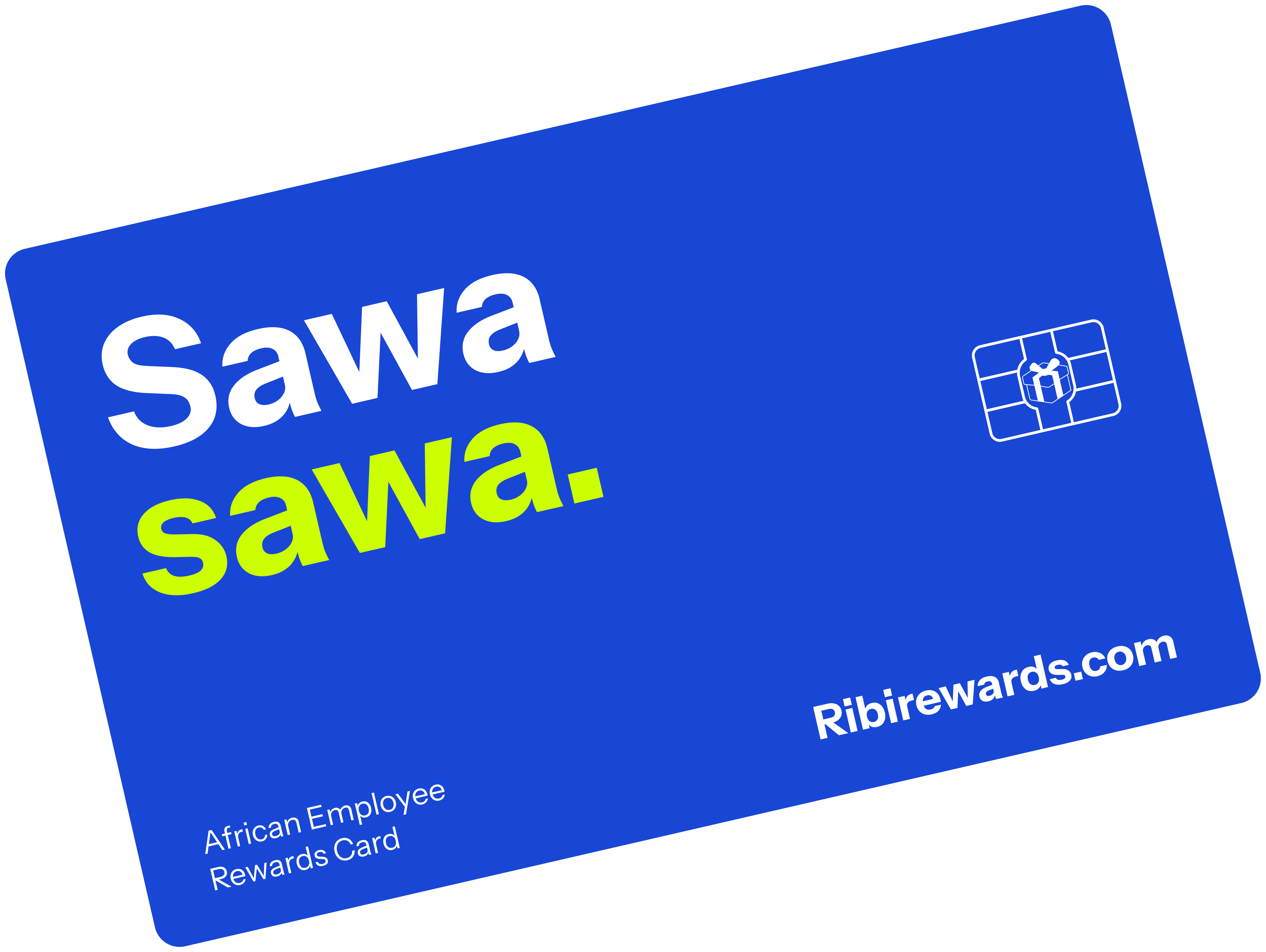 RewardsCard digital design — Sawa sawa