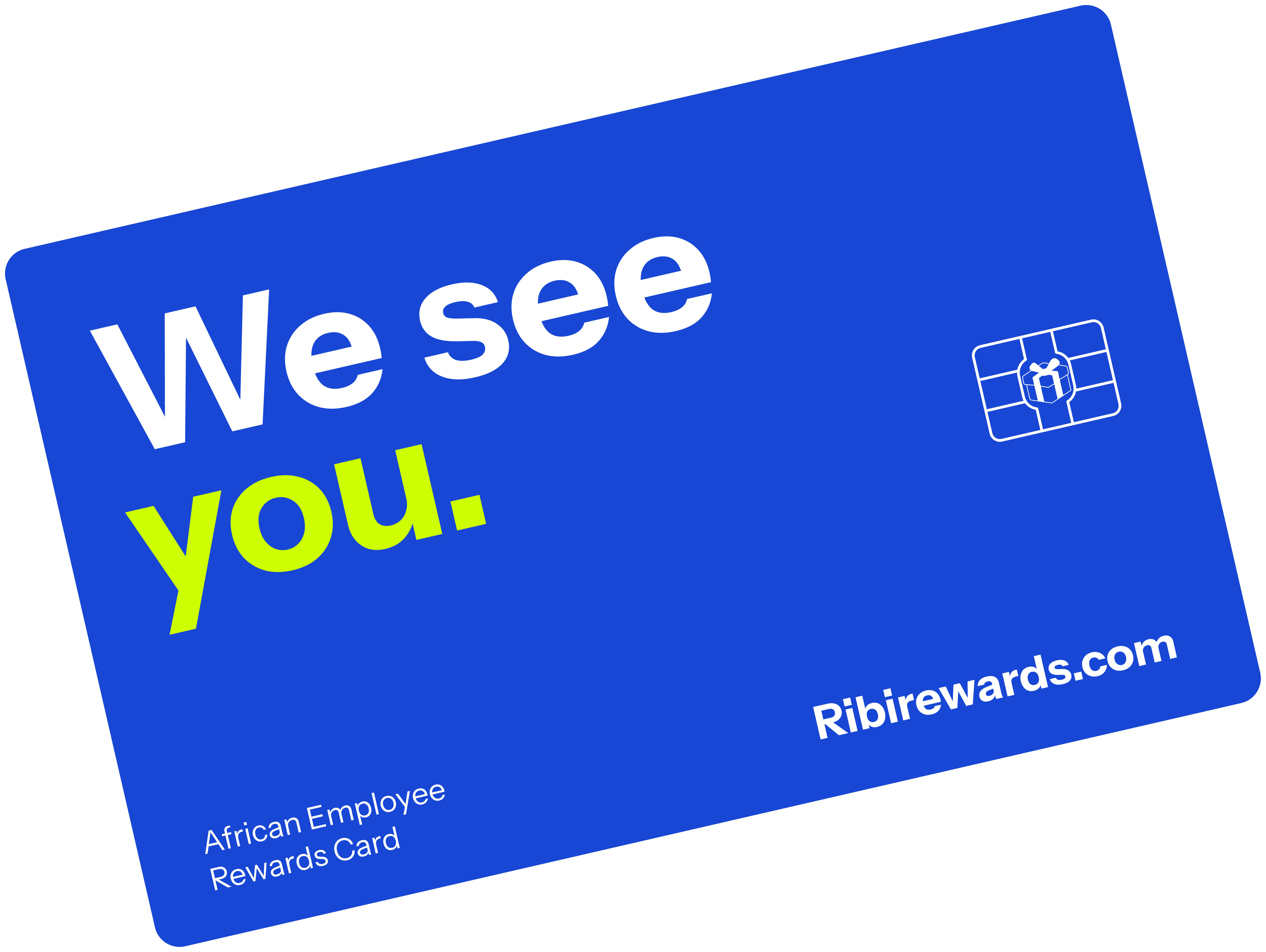 RewardsCard design — We see you
