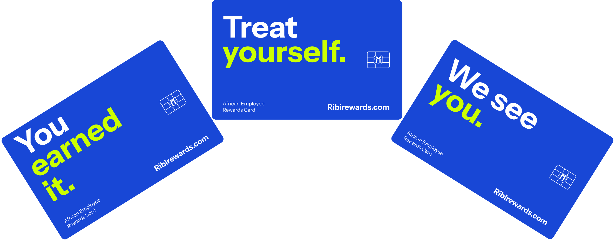 RewardsCard — employee chooses their reward