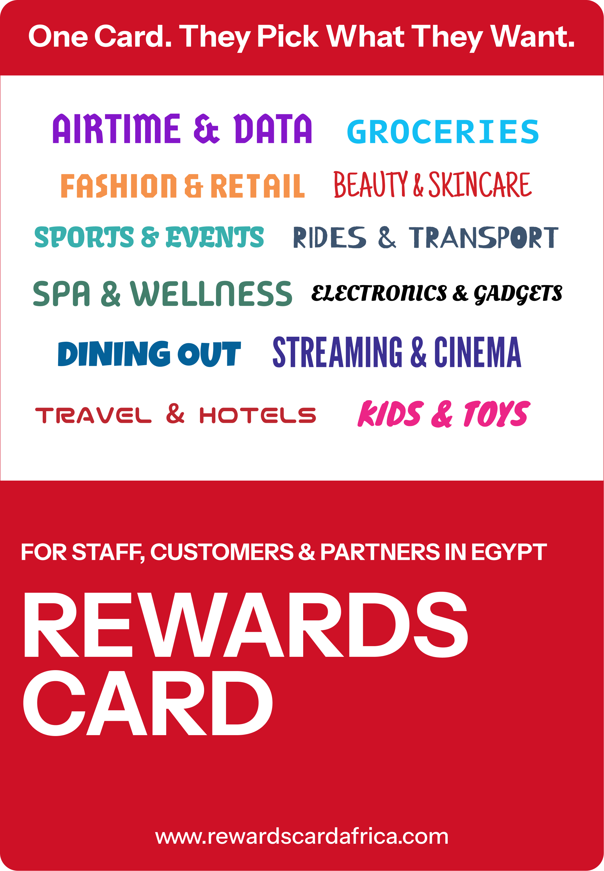 Rewards Card design for Egypt