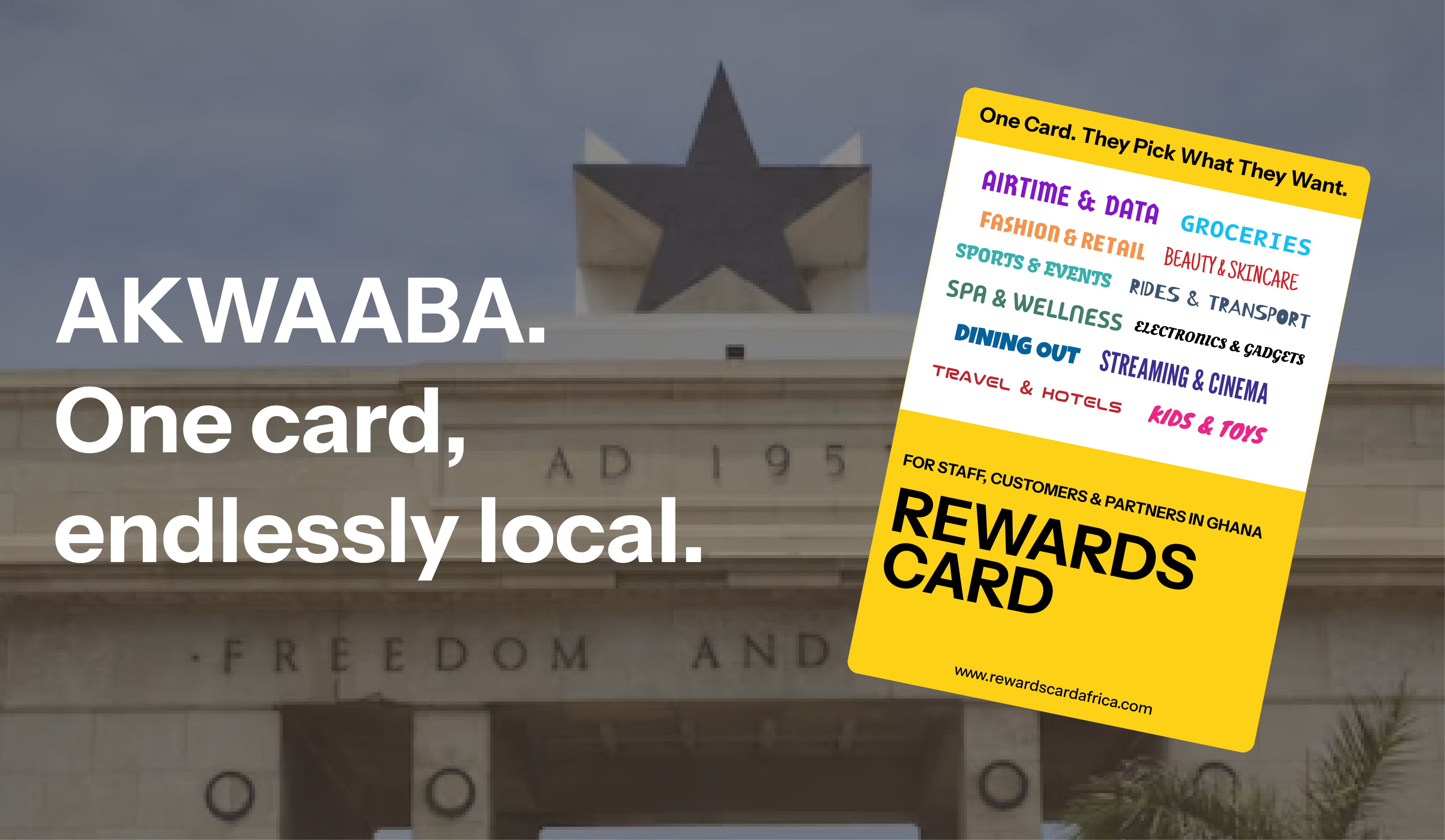 Rewards Card design for Ghana
