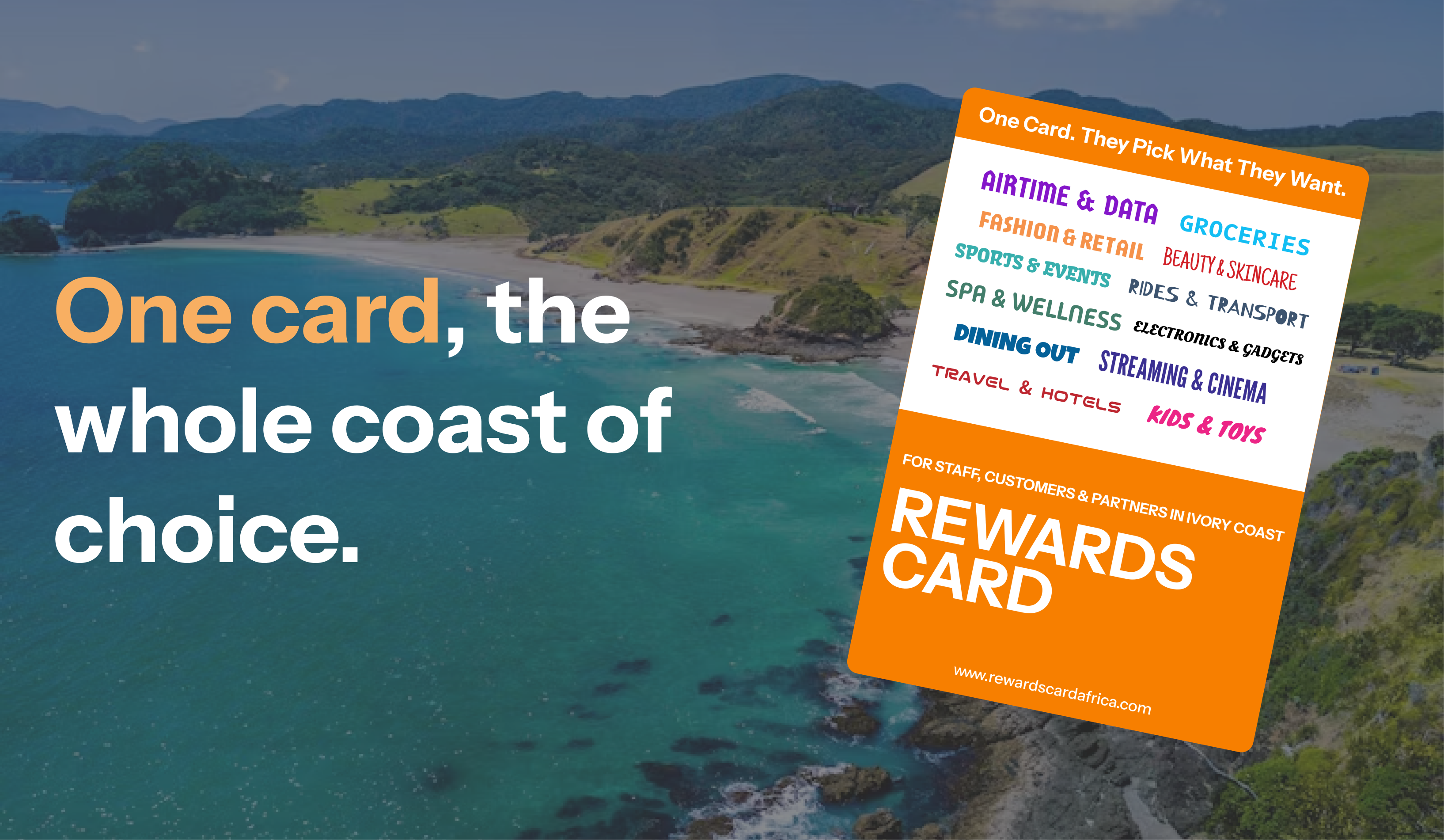 Rewards Card design for Ivory Coast