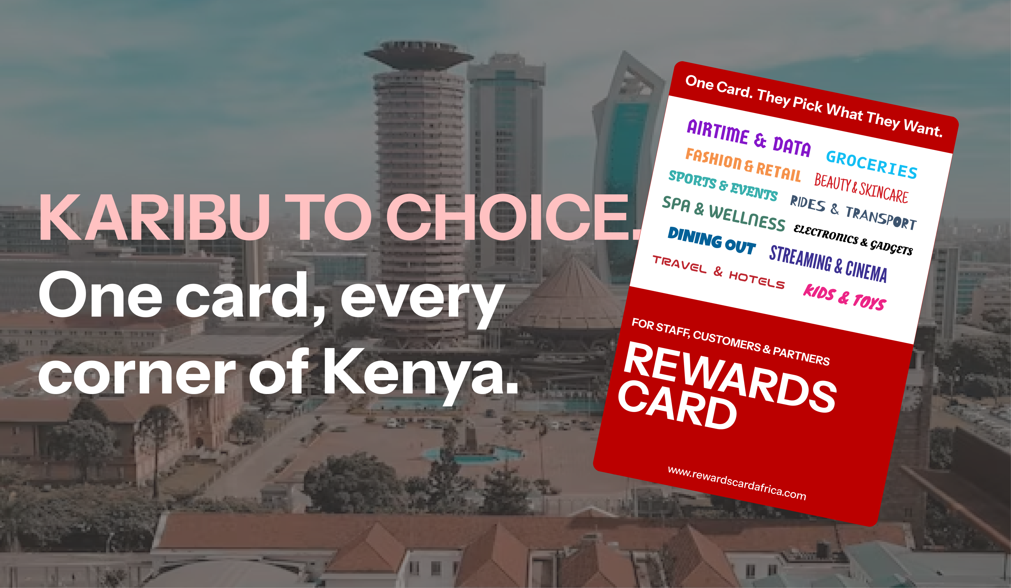 Rewards Card design for Kenya