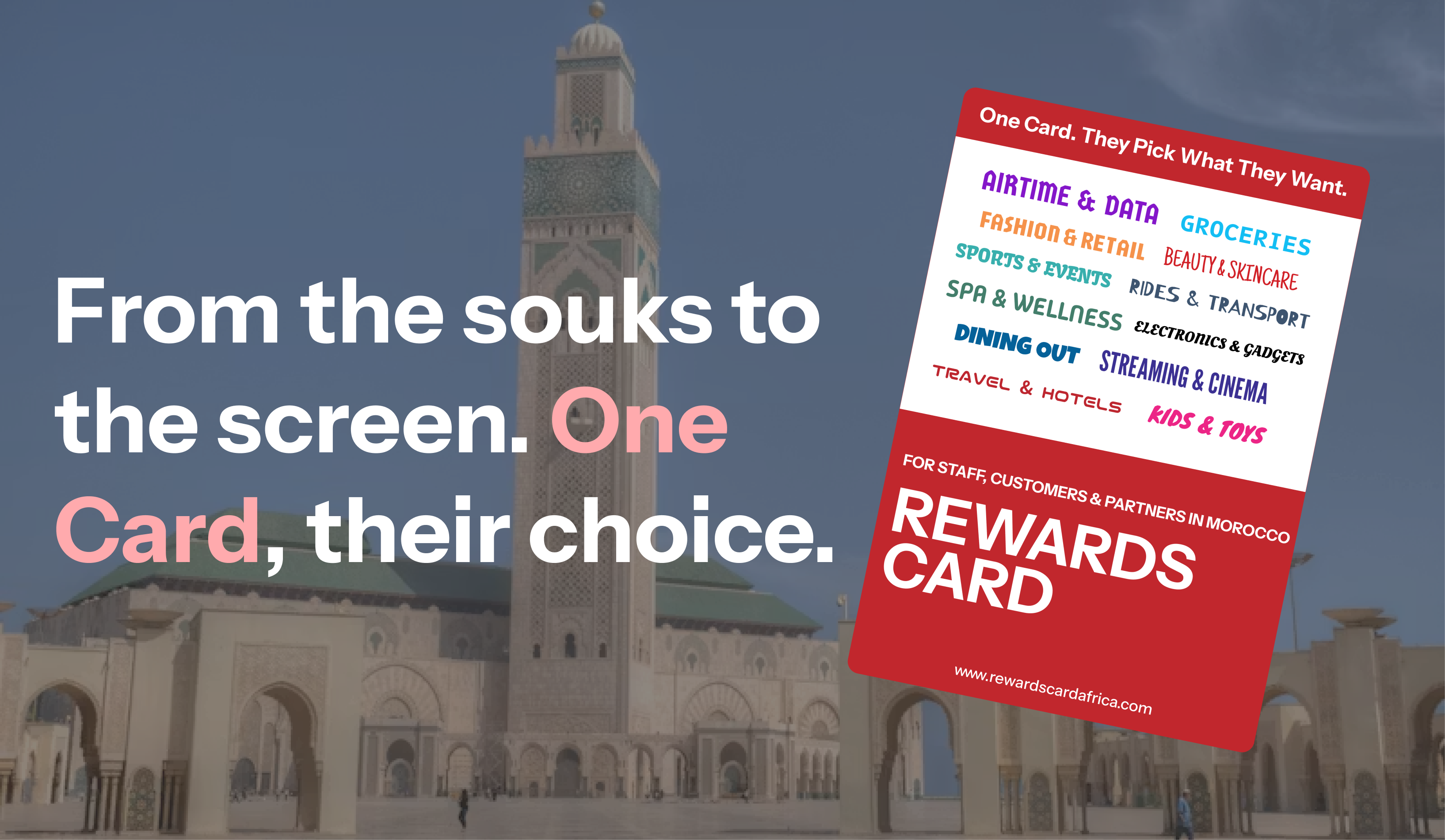 Rewards Card design for Morocco