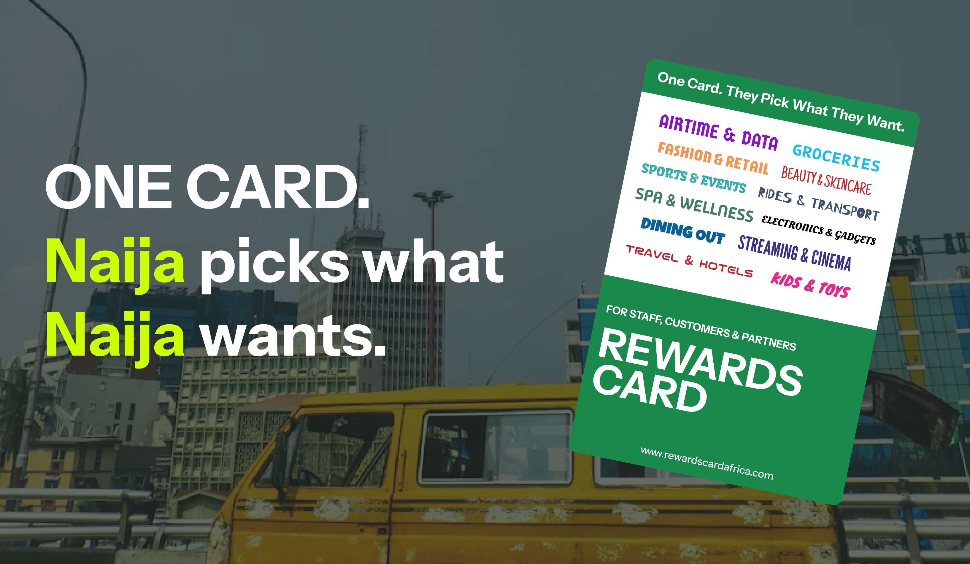 Rewards Card design for Nigeria