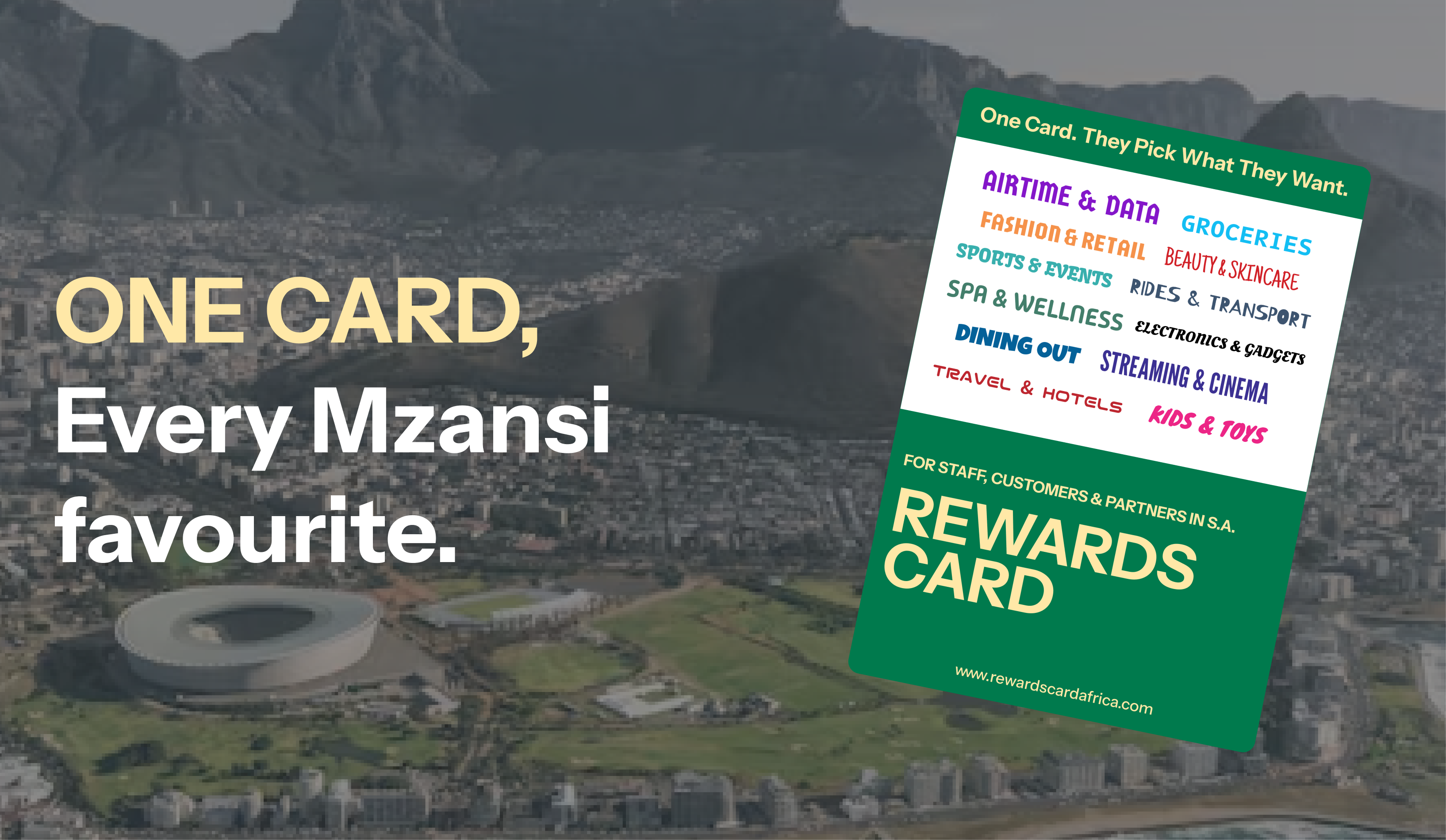 Rewards Card design for South Africa