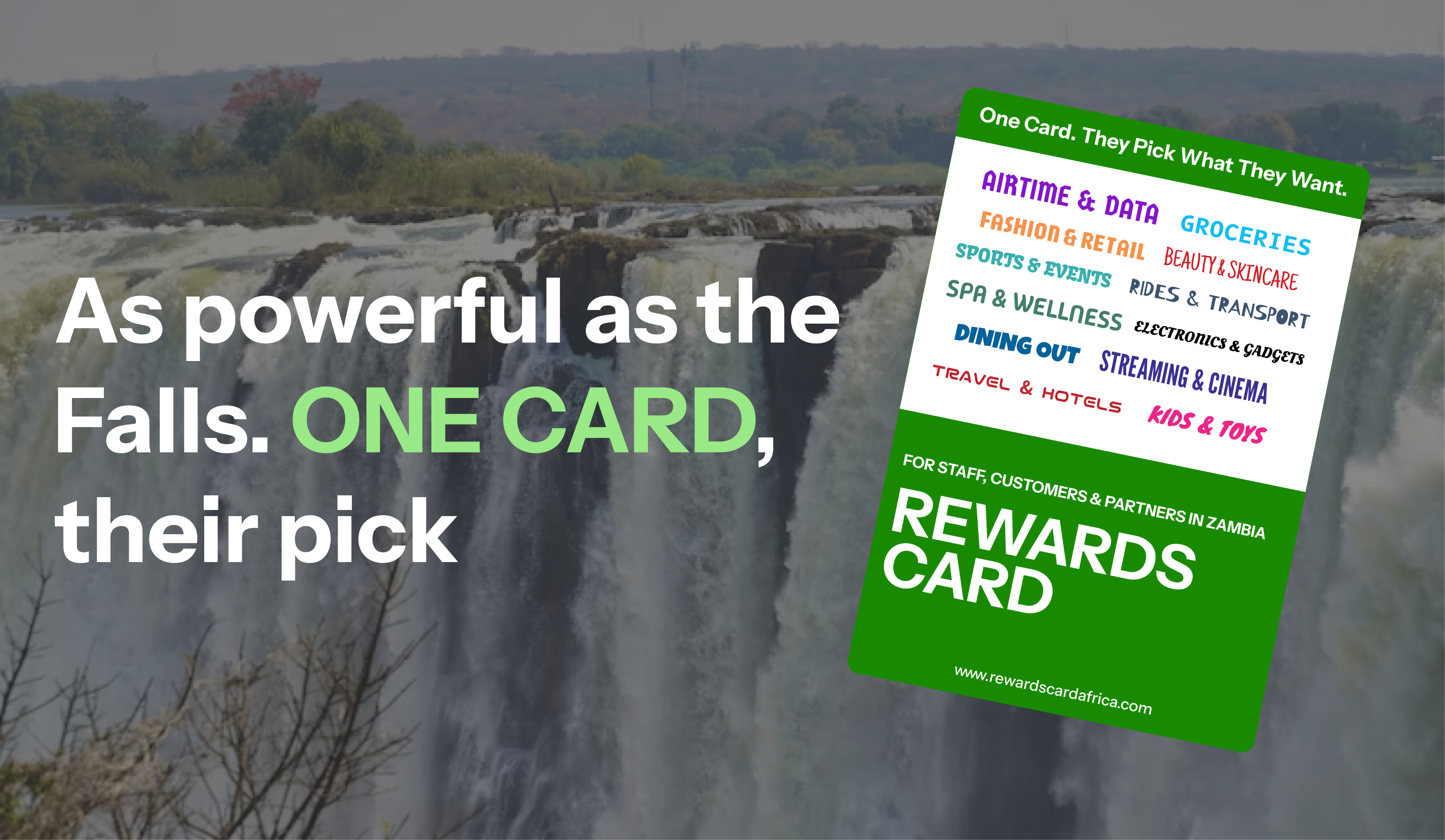 Rewards Card design for Zambia