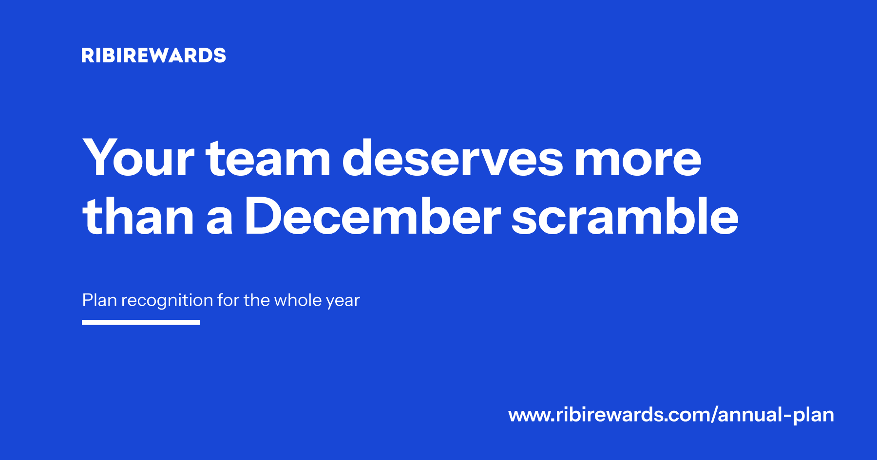 More than a December scramble