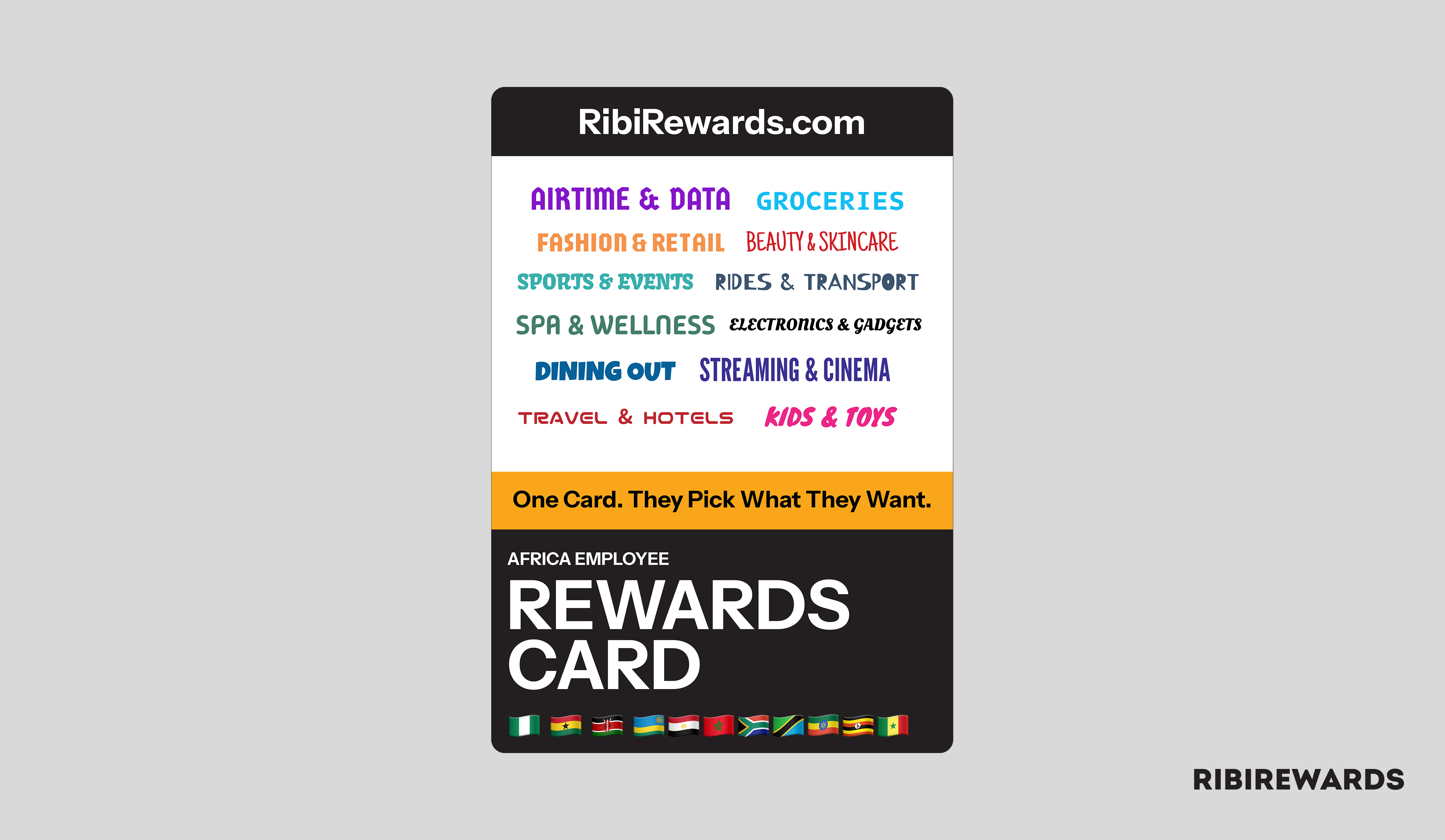 RewardsCard occasions — the full range