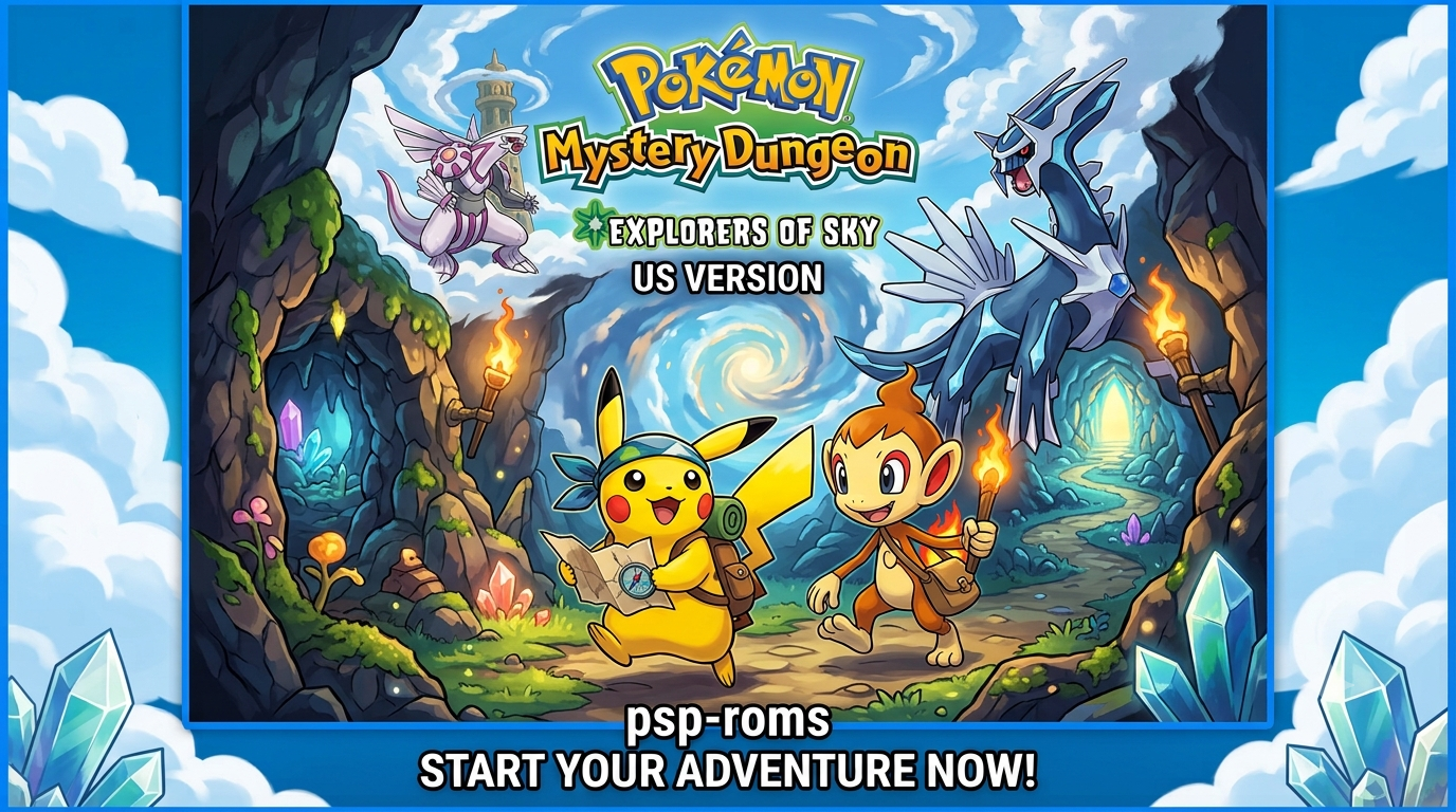 Download Pokémon Mystery Dungeon: Explorers of Sky (US) ROM