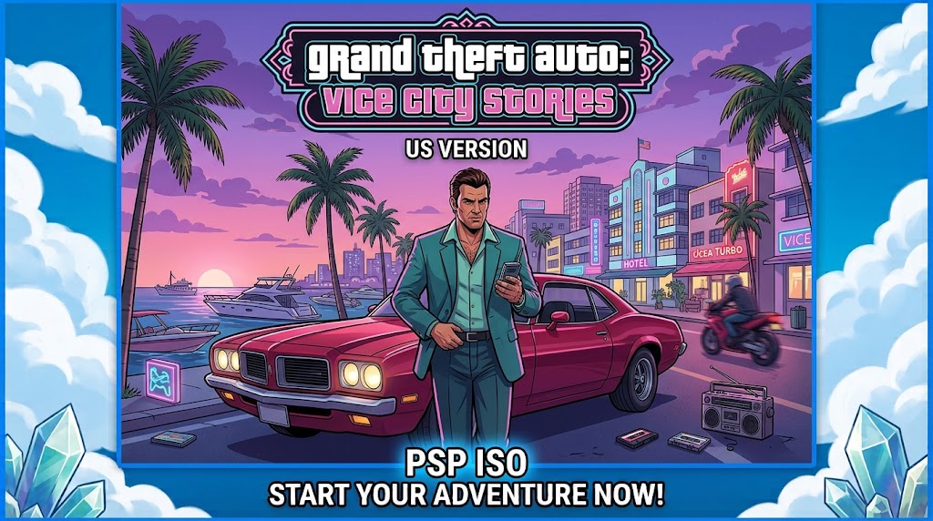 Grand Theft Auto: Vice City Stories PSP ISO Download