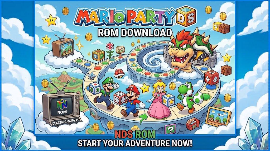 Mario Party DS ROM Download for Nintendo DS (NDS)
