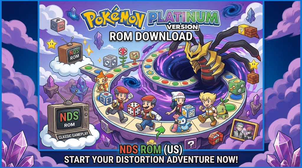 Pokemon Platinum Version (US) ROM Download for Nintendo DS (NDS)