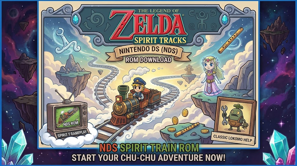 The Legend of Zelda: Spirit Tracks ROM Download for Nintendo DS (NDS)