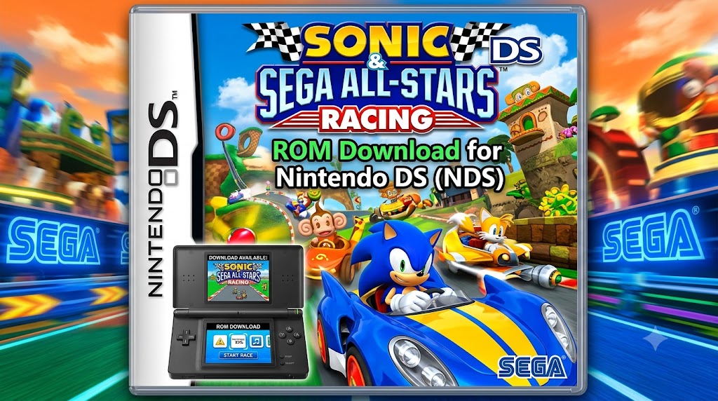 Sonic & SEGA All-Stars Racing ROM Download for Nintendo DS (NDS)