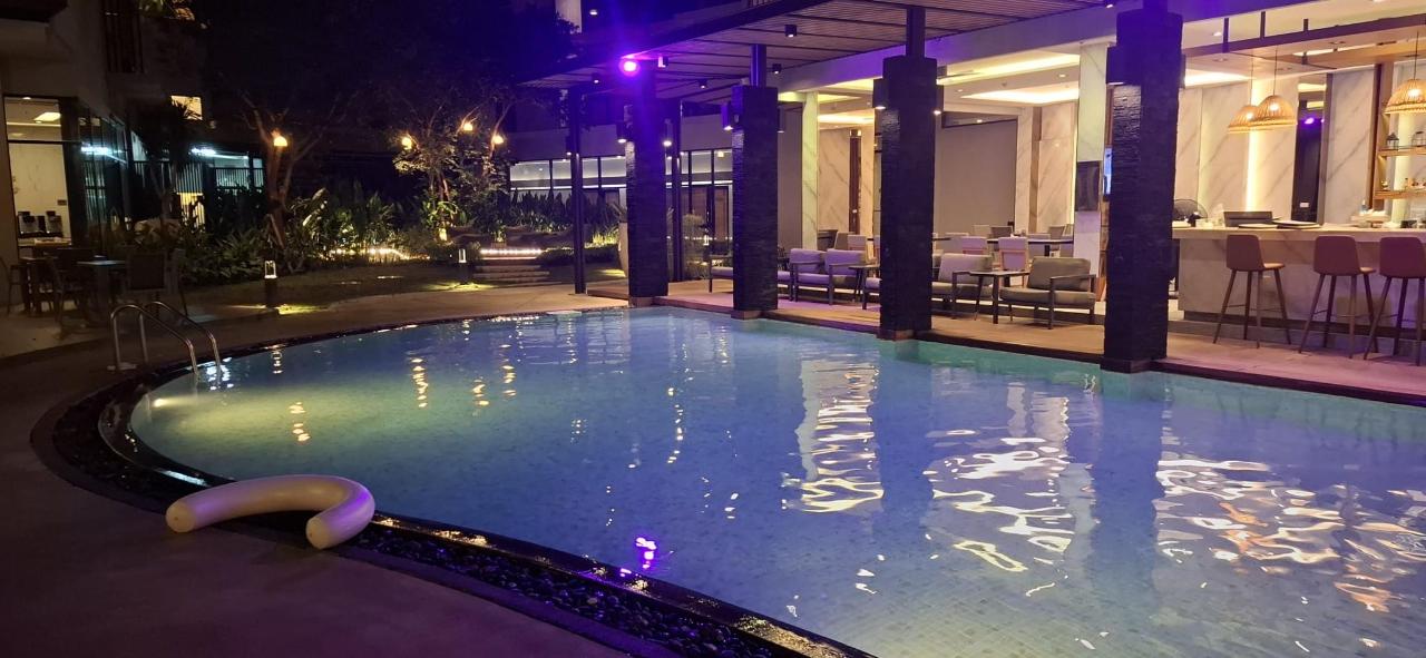 Pool view at Altera Hotel and Residence by At Mind, Pattaya Thailand