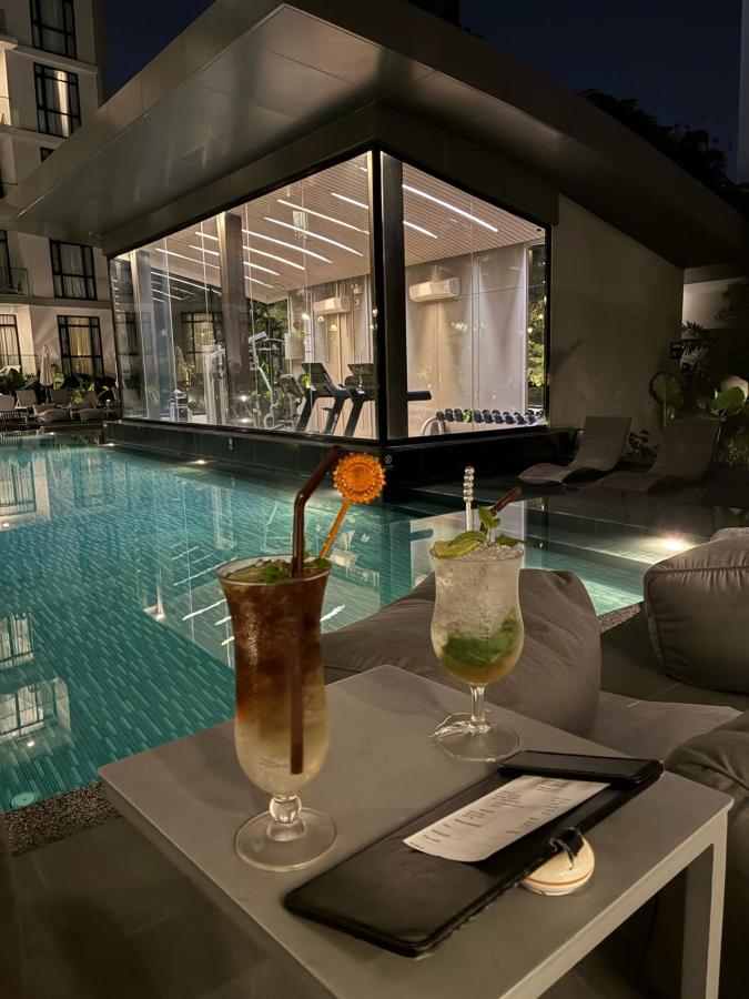 Pool view at Arden Hotel and Residence by At Mind, Pattaya Thailand