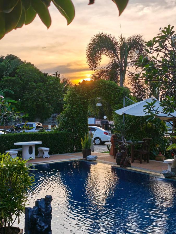 Pool view at Baan Sooksiri Bangsaray, Pattaya Thailand