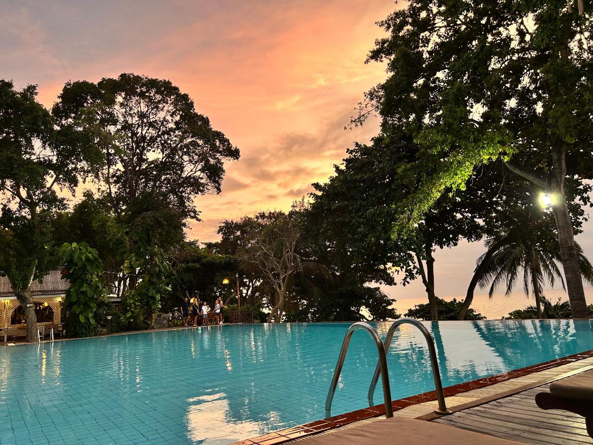 Pool view at Birds and Bees Resort, Pattaya Thailand