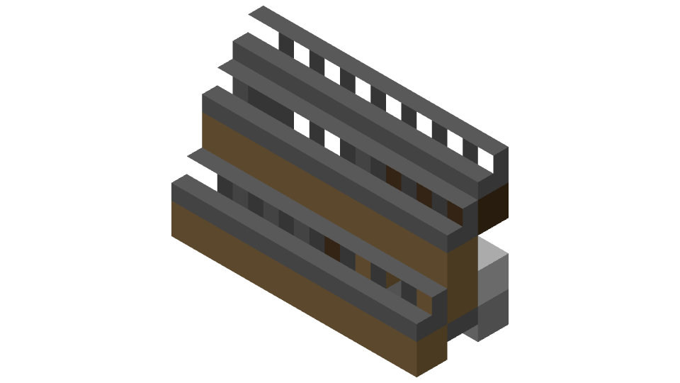 Oak-and-Diorite Stairway Nook