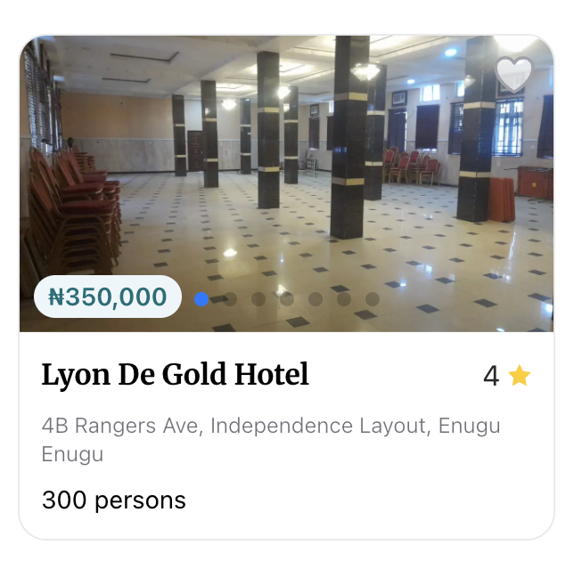 Koletspace interior - Nsukka event hall
