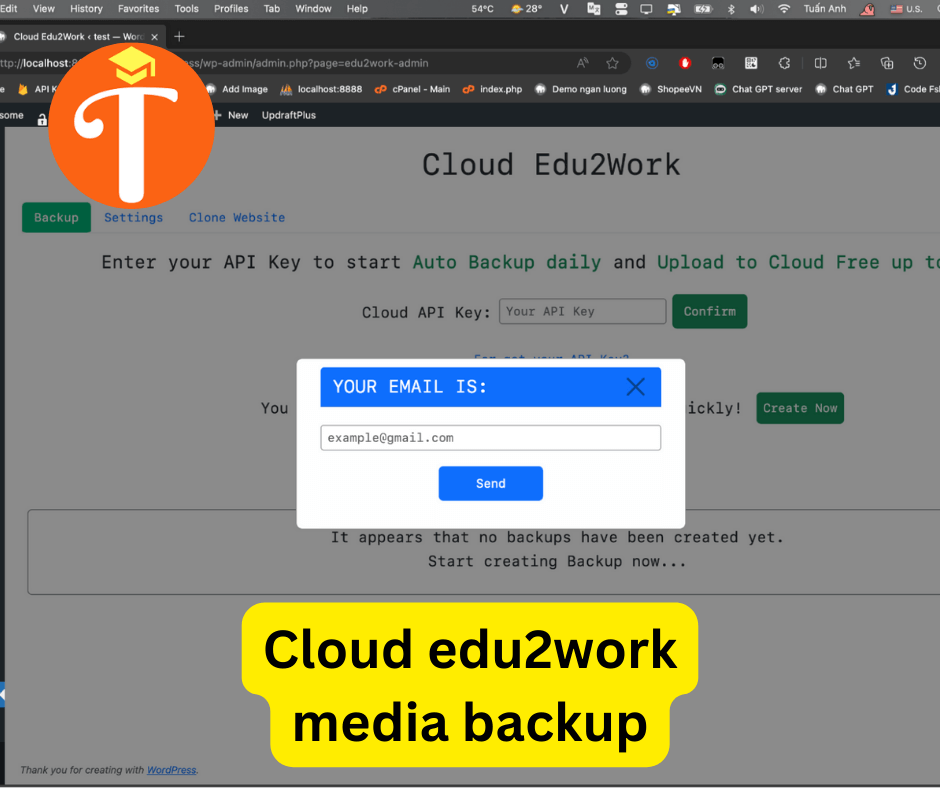 media backup cloud edu2work