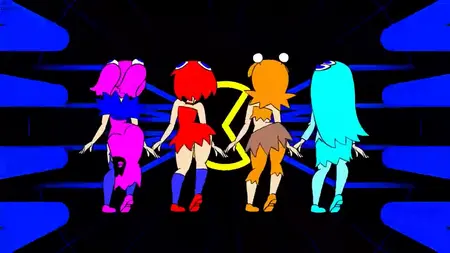 3: 4girls :3 angry angry_at_viewer animated anus aqua_hair ass ass_shake bandai_namco black_screen_roulette blank_thumbnail blinky blinky_(pac-man) blue_eyes blush blushing bottomless bouncing_breasts boy_shorts choker cleavage clyde clyde_(pac-man) cutout cyan_hair dancing dimples_of_venus disappearing_clothes embarrassed embarrassed_dancing embarrassed_nude_female enf female female_only functionally_nude functionally_nude_female garter_belt garter_straps glasses hip_sway inky inky_(pac-man) lingerie long_hair longer_than_30_seconds longer_than_one_minute midriff minus8 mostly_nude multiple_girls music naked naked_female namco nude nude_female orange_hair pac-man pac-man_(series) pac-man_ghost_dance_(minus8) personification pigtails pink_hair pinky pinky_(pac-man) pussy red_hair rule_63 shaved_crotch shaved_pussy shoes short_hair skirt smooth_animation socks sound spank_marks synced_to_music thick_thighs thighhighs topless vagina video wide_hips