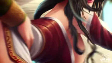 1boy 1girls ahri animated black_hair black_screen_roulette blank_thumbnail bottomless breasts creampie cum cum_in_pussy cum_inside cumshot deep_penetration doggy_style ejaculation fat_ass felisyor female female_penetrated fluids fox_girl large_ass league_of_legends longer_than_one_minute male male/female male_penetrating moaning mp4 nakadashi nipples original_character penis personalami pussy riot_games sex sound uncensored vaginal_penetration vaginal_sex video voice_acted washa