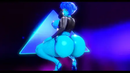 1girls 3d animated ass ass_clapping ass_shake ass_slap big_ass black_screen_roulette blank_thumbnail blue_eyes blue_hair blue_skin blue_thong bouncing_ass cartoon_network clapping_cheeks curvy dat_ass female_focus fishnets gigantic_ass hi_res high_heels hmv honey_select huge_ass illusion_soft lapis_lazuli_(steven_universe) large_ass looking_at_viewer looking_back loop money mp4 music onomatopoeia outrun prevence sound spanking squatting steven_universe stockings thick_thighs thighs thong twerking video voluptuous