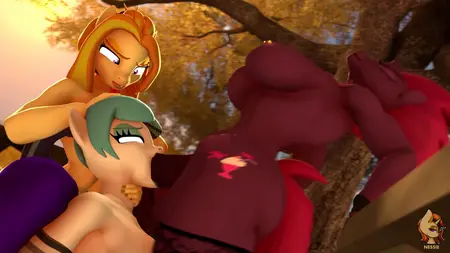 16:9 3d adagio_dazzle animated anthro assisted_fellatio athletic_futanari big_penis black_screen_roulette blank_thumbnail cum cum_in_mouth cum_inside cumming deepthroat drinking_cum face_fucking fellatio friendship_is_magic futa_only futanari hasbro horsecock intersex mp4 my_little_pony realvinyl sex sisters sonata_dusk sound swallowing swallowing_cum tagme tempest_shadow_(mlp) video